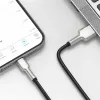 BASEUS Fast Charge Cafule duomenų perdavimo laidas - USB Type-A į Lightning - 480Mbps (2.4A PD) - 1m - juodas