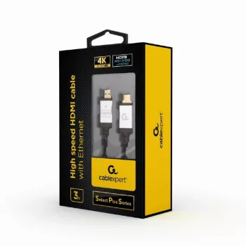 GEMBIRD Didelės spartos HDMI laidas su Ethernet – Select Plus serija, 3 m