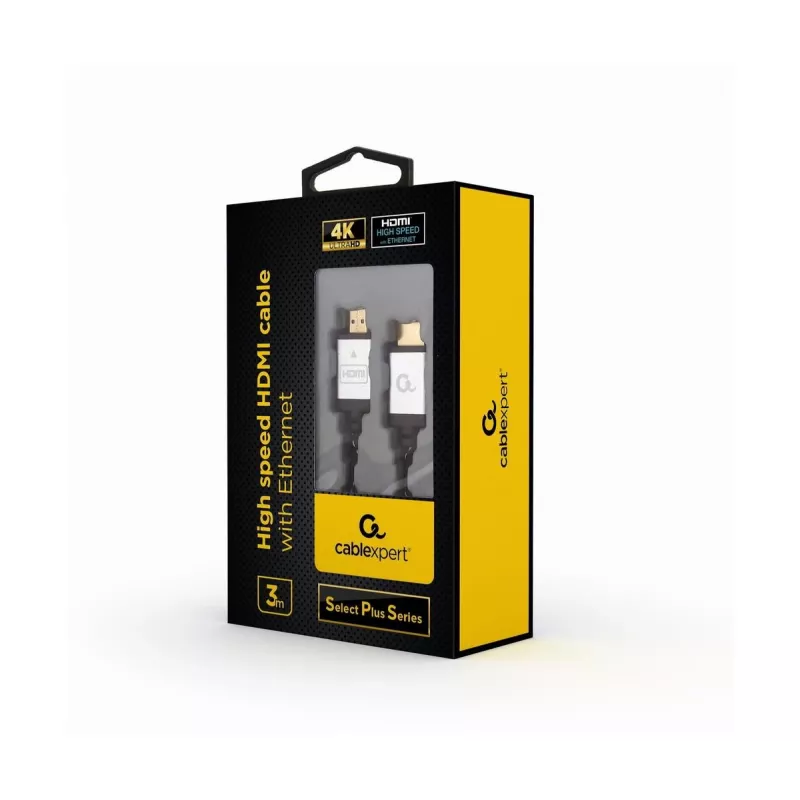 GEMBIRD Didelės spartos HDMI laidas su Ethernet – Select Plus serija, 3 m
