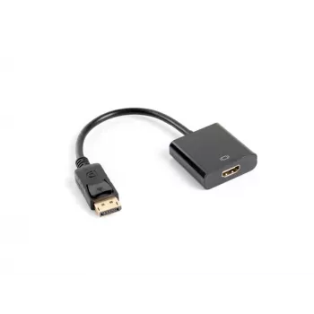 LANBERG adapteris DisplayPort(vyr.)->HDMI(mot.) 10cm