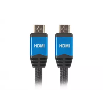 LANBERG HDMI laidas - V2.0 Cu Premium kištukas/kištukas - 1 m juodas
