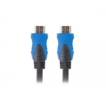 LANBERG HDMI kabelis - kištukas/kištukas V2.0 4k Cu - 0,5 m juodas