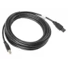 LANBERG USB-a(m)->USB-b(m) 2.0 kabelis 5 m juodas