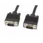 VGA laidas LANBERG CA-VGAC-10CC-0050-B, 5 m, kištukas-kištukas, PVC apvalkalas, ferito karoliukas, juodas