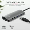 “Trust Dalyx” sąsajos plokštės / adapteris Vidinė HDMI, RJ-45, USB 3.2 Gen 1 (3.1 Gen 1)