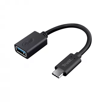Trust 20967 USB laidas 0.09 m USB C USB A Juoda