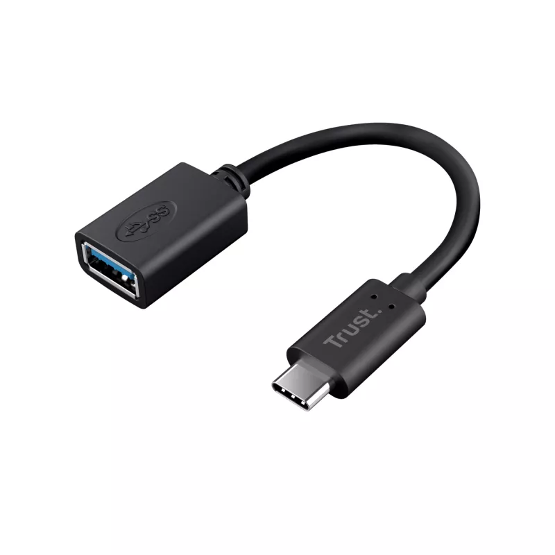 Trust 20967 USB laidas 0.09 m USB C USB A Juoda