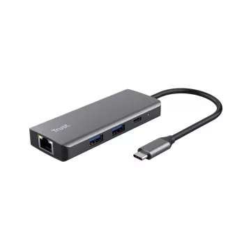Trust Dalyx USB Type-C 1000 Mbit/s Sidabrinė