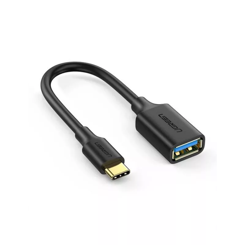Ugreen 30701 USB laidas USB 3.2 Gen 1 (3.1 Gen 1) 0,15 m USB C USB A Juoda