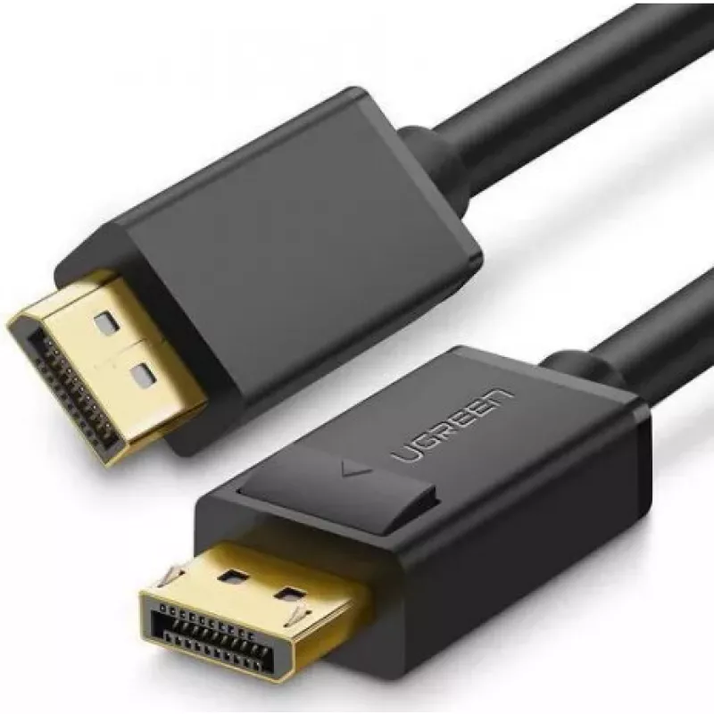 DisplayPort kabelis UGREEN DP102 1 m, DisplayPort 1.2, 21.6 Gbit/s, 3840×2160@60Hz, juodas