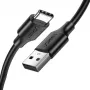 Ugreen 60117 USB laidas USB 2.0 1,5 m USB A USB C Juoda