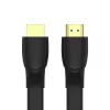 HDMI kabelis Unitek C11063BK-2M 2 m, HDMI 2.0, 18 Gbit/s, 4K@60Hz, ARC, plokščias juodas