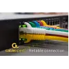 Tinklo kabelis Gembird PP6A-LSZHCU-20M RJ-45 Cat6a 20m Pilkas