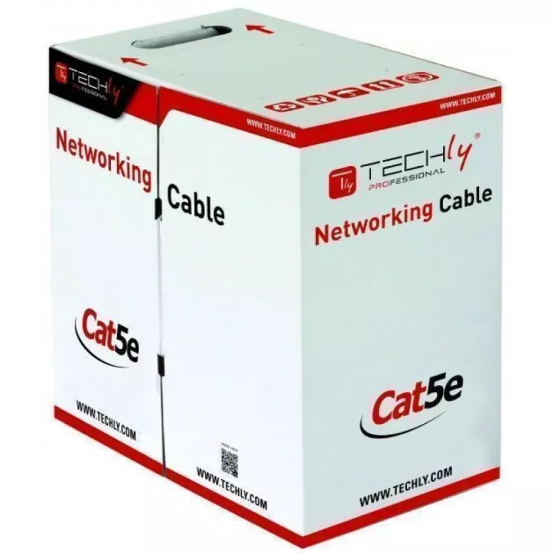 Techly F/UTP Hank kabelis Cat.5E CCA 305m Solid Outdoor Juoda ITP8-RIS-0305LO