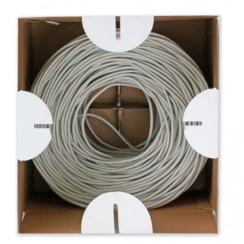 Techly F/UTP Hank kabelis Cat.5E CCA 305m Solid Outdoor Juoda ITP8-RIS-0305LO