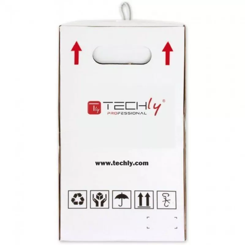 Techly ITP6-UTP-IC tinklo kabelis Pilka 305 m Cat5e U/UTP (UTP)
