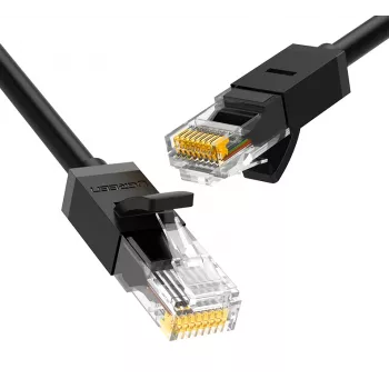 Tinklo kabelis UGREEN Cat6 RJ-45 – RJ-45, 2 m, U/UTP, 250 MHz, 26 AWG, juodas