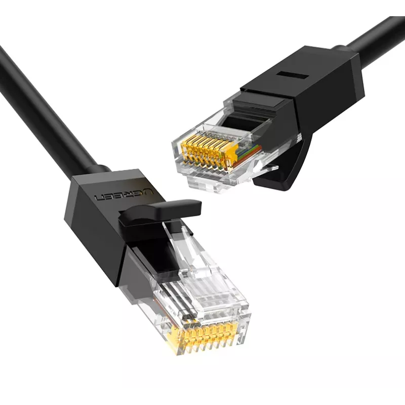 Tinklo kabelis UGREEN Cat6 RJ-45 – RJ-45, 2 m, U/UTP, 250 MHz, 26 AWG, juodas