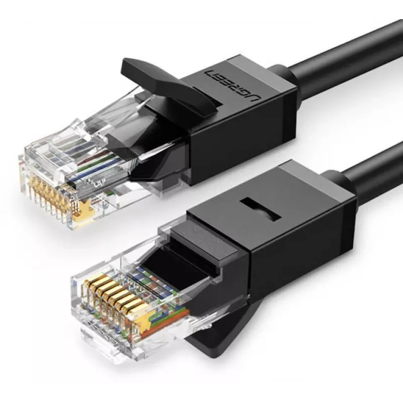 Ethernet kabelis UGREEN Cat6 RJ-45 į RJ-45, 5 m, U/UTP, 250 MHz, juodas