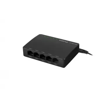 LANBERG Switch Dsp2-1005-12v 5x 1gb/s Nevaldomas Gigabit Ethernet Stalinis 12v