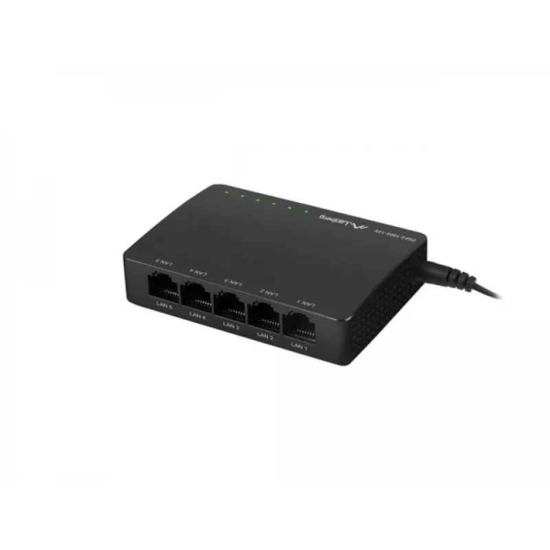 LANBERG Switch Dsp2-1005-12v 5x 1gb/s Nevaldomas Gigabit Ethernet Stalinis 12v