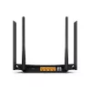 TP-Link AC1200 belaidis VDSL/ADSL modeminis maršrutizatorius, Wi-Fi 5 (802.11ac), dviejų juostų (2,4 GHz / 5 GHz), Ethernet LAN, VDSL2, juodos spalvos, stalinis maršrutizatorius