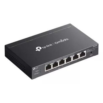 TP-Link Omada ES206GP tinklo komutatorius Valdomas Gigabit Ethernet (10/100/1000) Power over Ethernet (PoE) Juodas