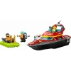LEGO žaidimų rinkinys „Gaisrinis gelbėjimo laivas 60373“ — „City“ serija, 144 dalys, 3 minifigūrėlės, amžius 5+, matmenys 80×230×70 mm