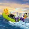 LEGO žaidimų rinkinys „Gaisrinis gelbėjimo laivas 60373“ — „City“ serija, 144 dalys, 3 minifigūrėlės, amžius 5+, matmenys 80×230×70 mm