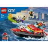 LEGO žaidimų rinkinys „Gaisrinis gelbėjimo laivas 60373“ — „City“ serija, 144 dalys, 3 minifigūrėlės, amžius 5+, matmenys 80×230×70 mm