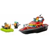 LEGO žaidimų rinkinys „Gaisrinis gelbėjimo laivas 60373“ — „City“ serija, 144 dalys, 3 minifigūrėlės, amžius 5+, matmenys 80×230×70 mm