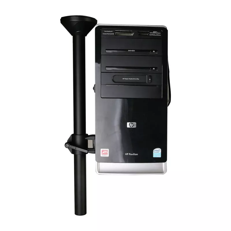 Techly ICA-CS 63 CPU laikiklis, tvirtinamas prie stalo, juodas