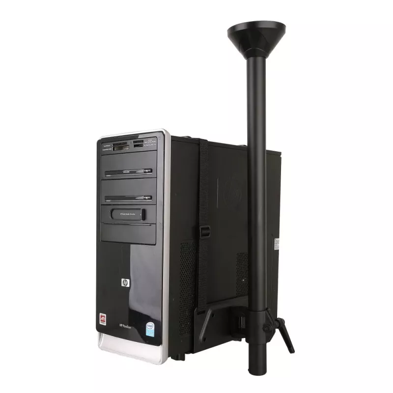 Techly ICA-CS 63 CPU laikiklis, tvirtinamas prie stalo, juodas