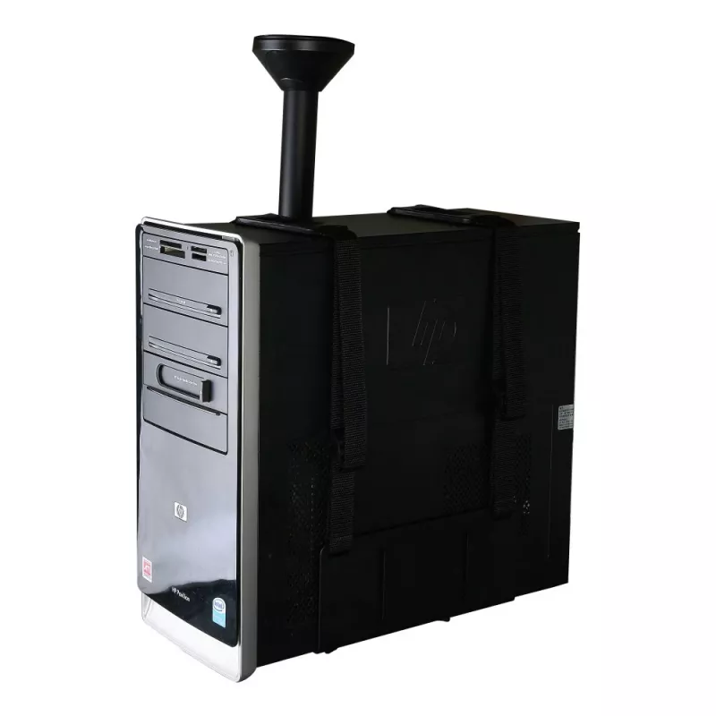 Techly ICA-CS 63 CPU laikiklis, tvirtinamas prie stalo, juodas