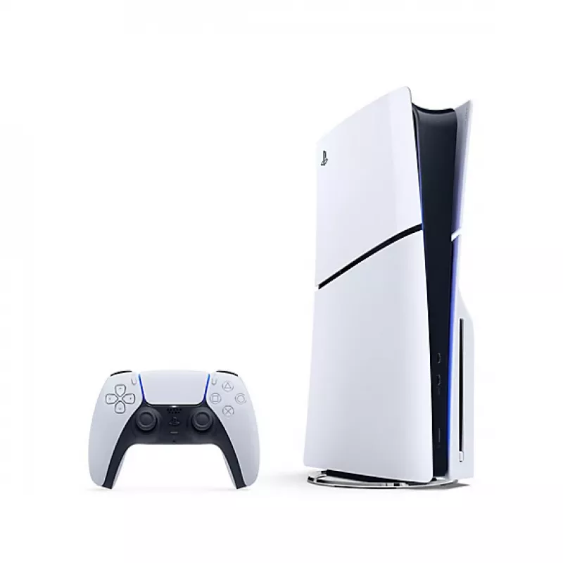 Sony PlayStation 5 (modelių grupė - slim), PlayStation 5, Juoda, Balta, 16384 MB, GDDR6, 448 GB/s, AMD