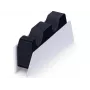 Įkrovimo stotelė Sony DualSense įkrovimo stovas 2 PS5 valdikliams, balta, užsegama