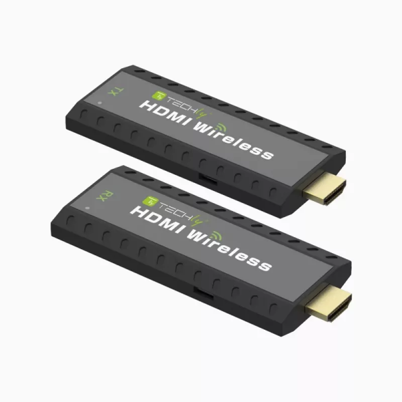 Techly IDATA HDMI-WL53 AV plėstuvas AV siųstuvas ir imtuvas Juoda