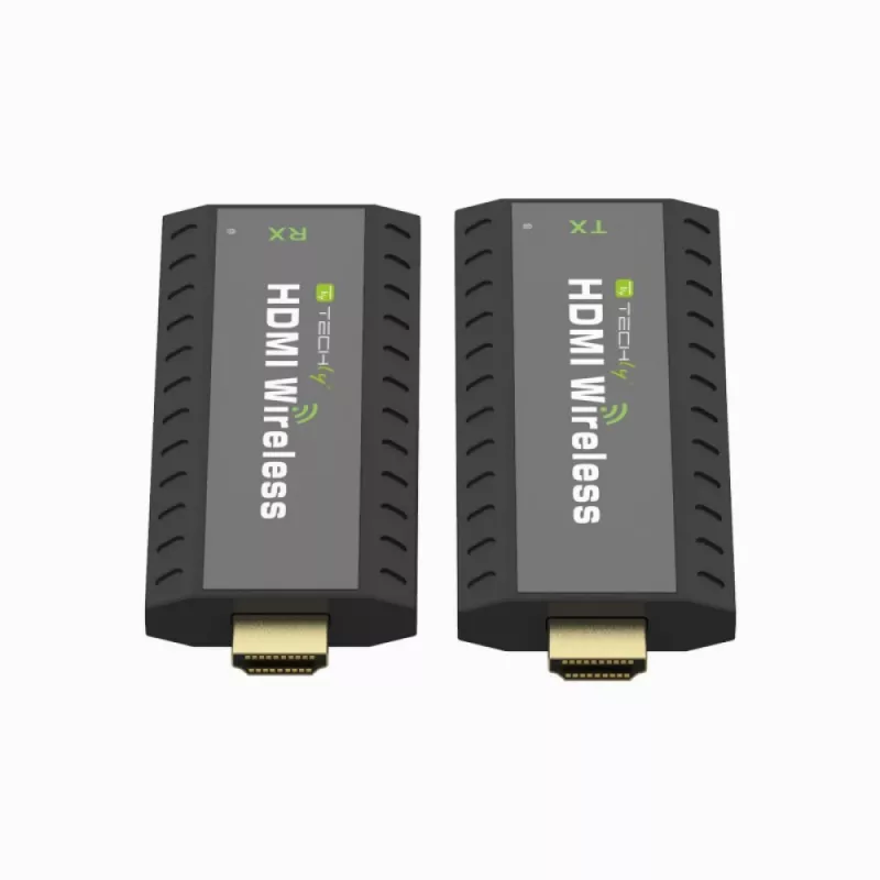 Techly IDATA HDMI-WL53 AV plėstuvas AV siųstuvas ir imtuvas Juoda
