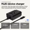 Motorola TurboPower 125W Duo Charger Universal Juoda AC Fast įkrovimas vidaus