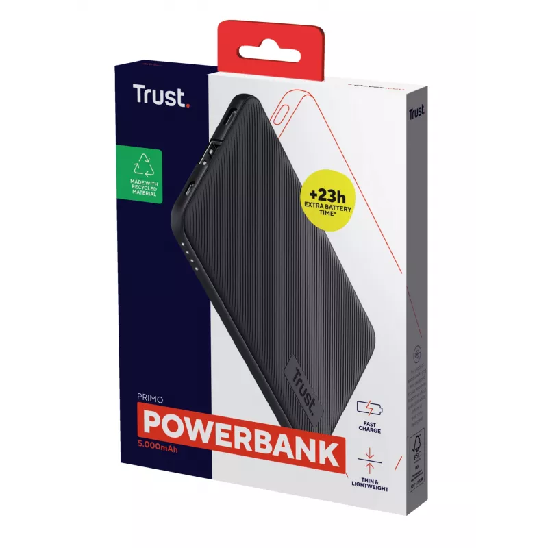 Trust Primo ličio jonų (Li-Ion) 5000 mAh juoda