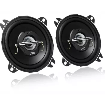 Automobilinis garsiakalbis JVC CS-J420X apvalus 2 krypčių 10 cm žemų dažnių garsiakalbis, 2,5 cm neodimio aukštų dažnių garsiakalbis, 210 W didžiausia galia, 21 W vardinė galia, 4 Ω varža