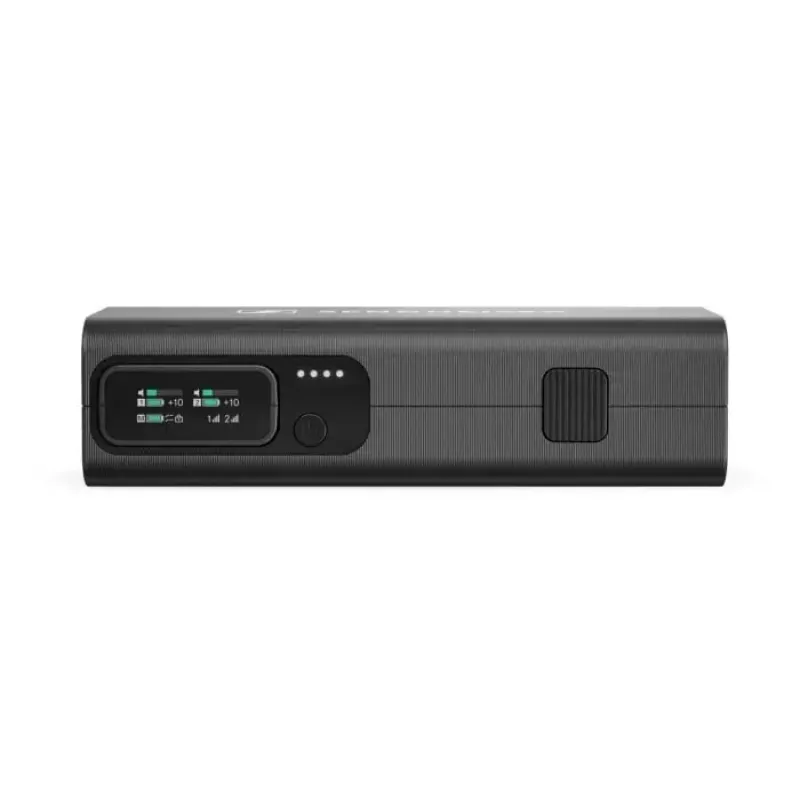 Kondensatorinis belaidis mikrofonų rinkinys Sennheiser PROFILE Wireless 2 kanalų — įvairiakryptis, 48 kHz, 245 m veikimo nuotolis, 7 val. baterija