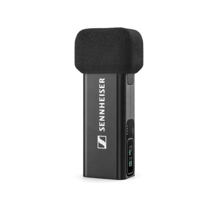 Kondensatorinis belaidis mikrofonų rinkinys Sennheiser PROFILE Wireless 2 kanalų — įvairiakryptis, 48 kHz, 245 m veikimo nuotolis, 7 val. baterija