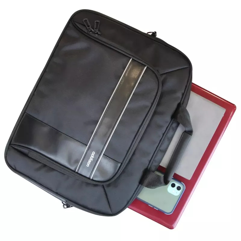 Toploader bag Addison COMPUTER CASE FOR NOTEBOOK 14.1 inch CORNELL 14 — Nylonas, 362×38×245 mm, Juoda
