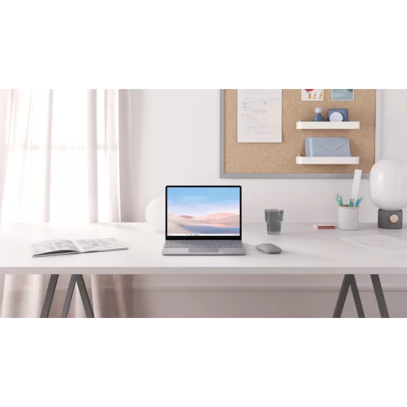 MICROSOFT Surface Laptop Go - 12,4 col. - i5 1035g1 - 8 GB RAM - 256 GB SSD - „Windows 10 Pro“ - platina - tarptautinė QWERTY klaviatūra - UHD Graphics