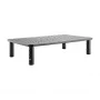 Laisvai pastatomas stalinis monitoriaus laikiklis GEMBIRD MS-TABLE-01 — vienas ekranas, 20 kg talpa, juodas, rankinis aukščio reguliavimas 100–140 mm