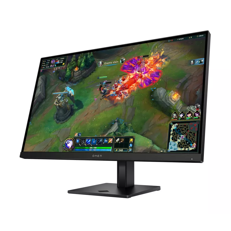 HP OMEN 27 colių QHD 180 Hz žaidimų monitorius, 68,6 cm (27 col.), 2560 x 1440 pikseliai, Quad HD, LCD, 1 ms, juodas