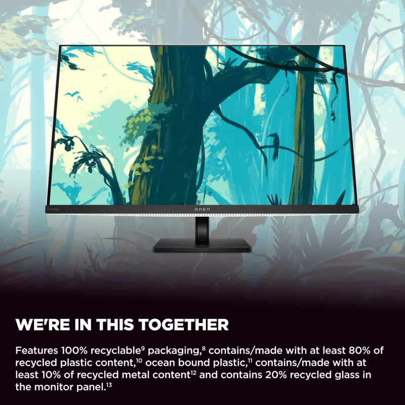 HP OMEN Transcend 31,5 colio UHD 240Hz OLED žaidimų monitorius – Transcend 32