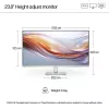 HP stalinis monitorius - Series 5 524sh - 24 colių - 1920x1080 (FHD) - IPS - reguliuojamas aukštis
