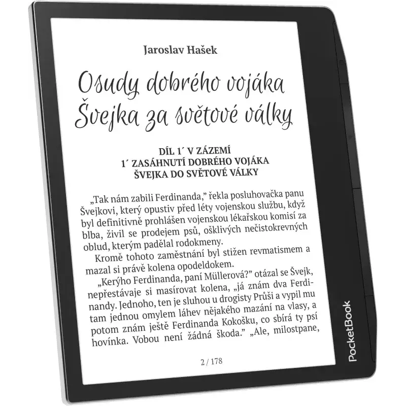E. knygų skaityklė PocketBook 700 Era — 7 colių E Ink Carta jutiklinis ekranas, 16 GB, apšvietimas, Bluetooth, atspari vandeniui